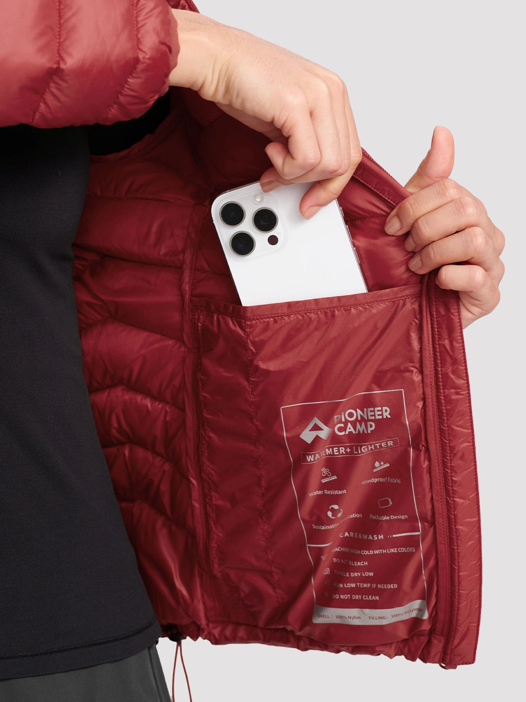 Women's 12oz Lightweight Packable Puffer Jacket with Hood