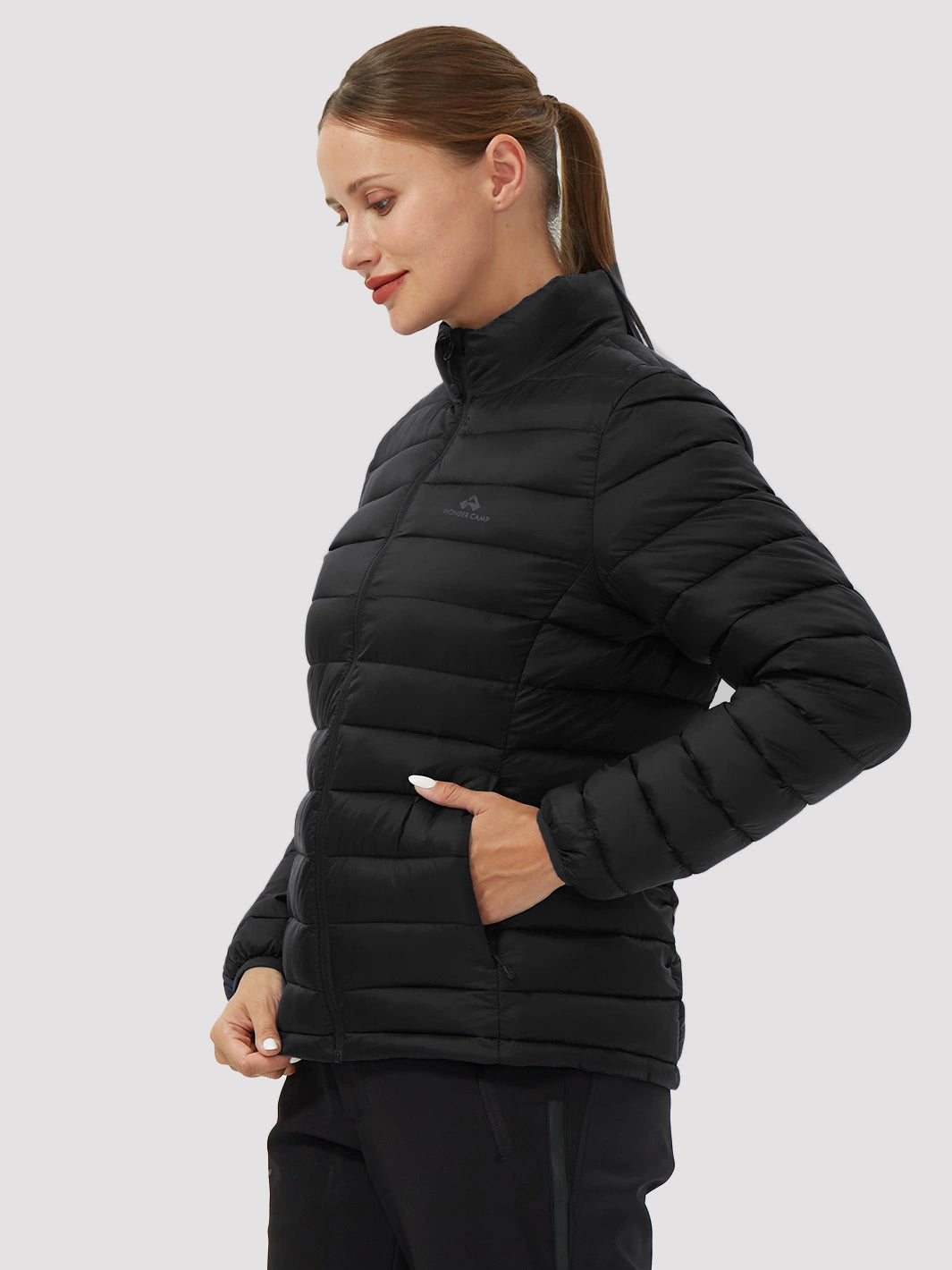 Women's 350g Lightweight Packable Puffer Jacket PIONEER CAMP