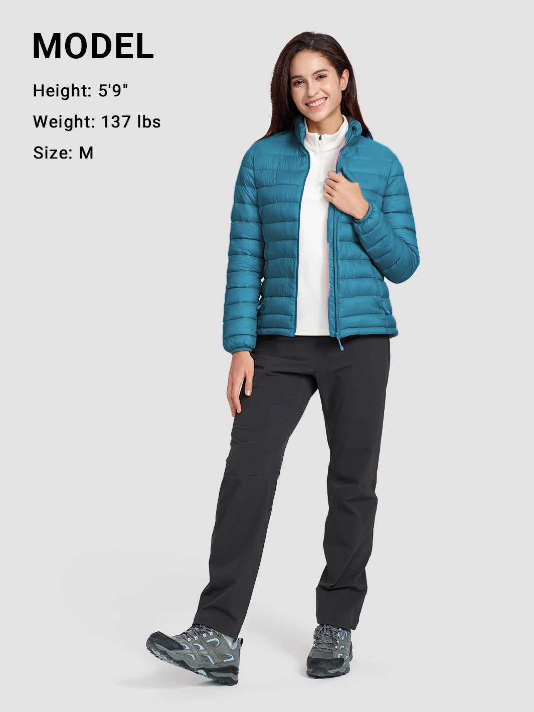 Women's 350g Lightweight Packable Puffer Jacket