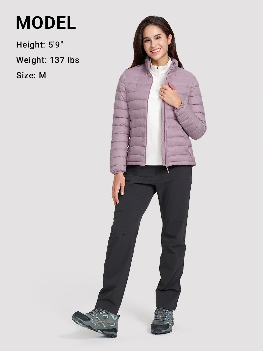 Women's 350g Lightweight Packable Puffer Jacket