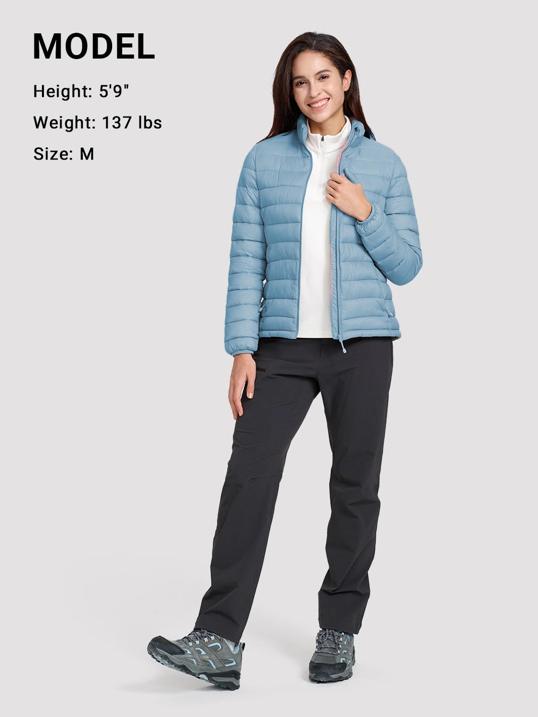 Women's 350g Lightweight Packable Puffer Jacket