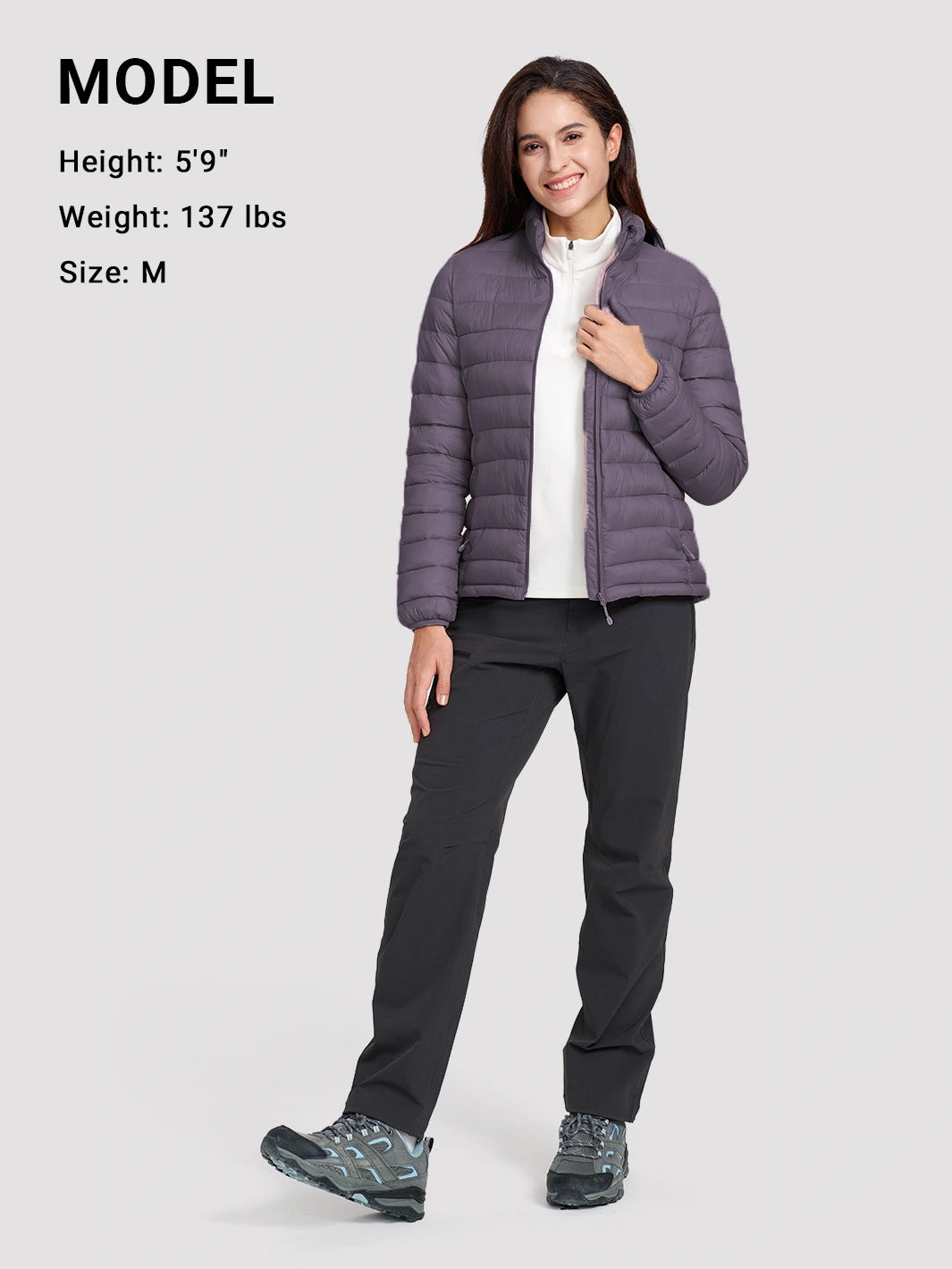 Women's 350g Lightweight Packable Puffer Jacket
