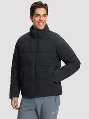 Men's Waterproof Cotton-Filled Stand-Collar Puffer Jacket PIONEER CAMP