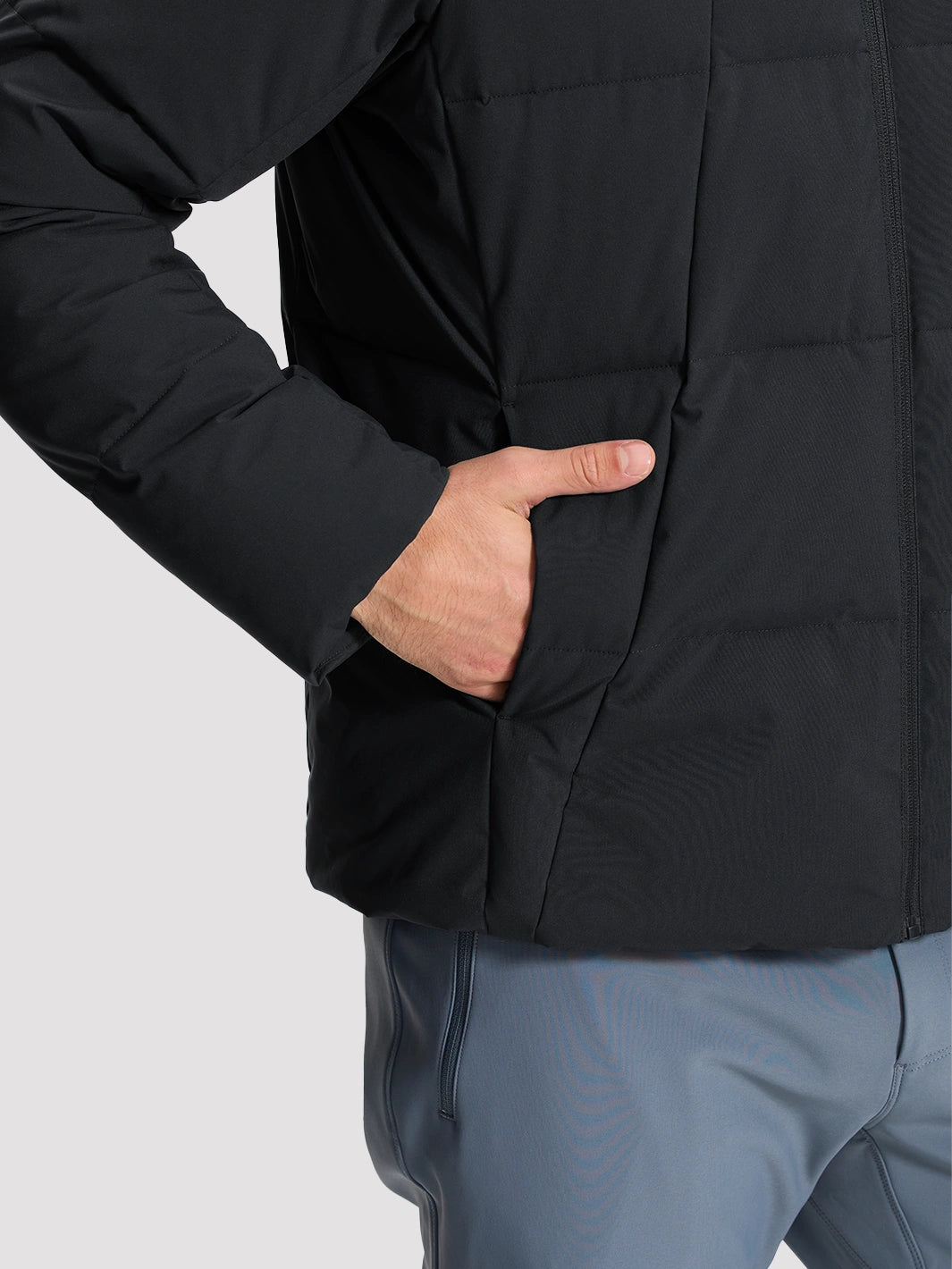 Men's Waterproof Cotton-Filled Stand-Collar Puffer Jacket PIONEER CAMP