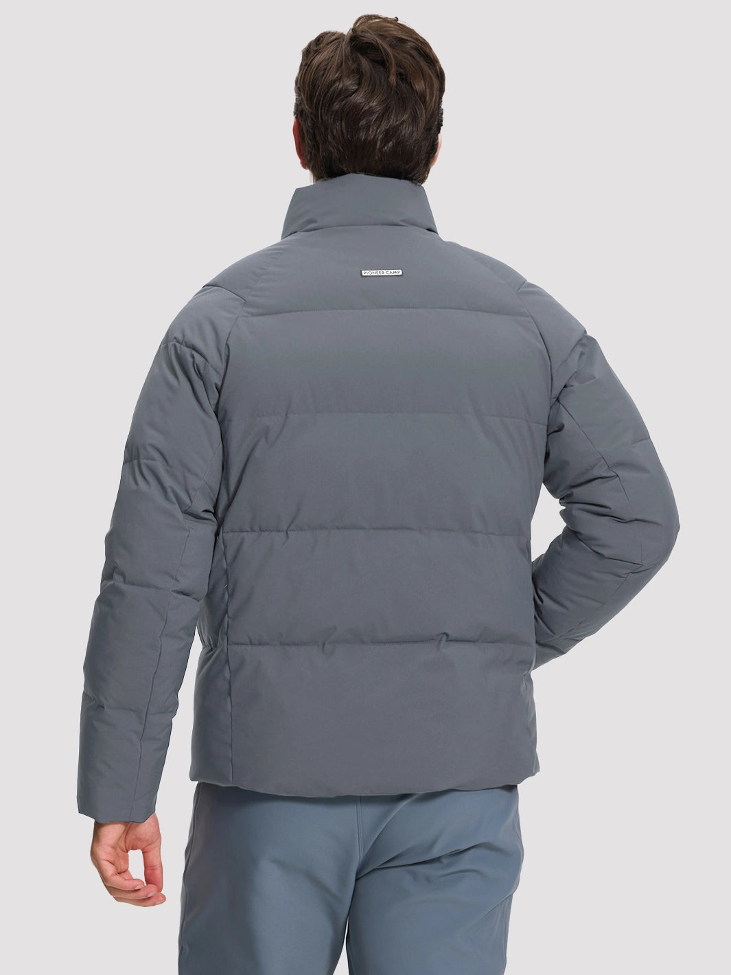 Men's Waterproof Cotton-Filled Stand-Collar Puffer Jacket PIONEER CAMP