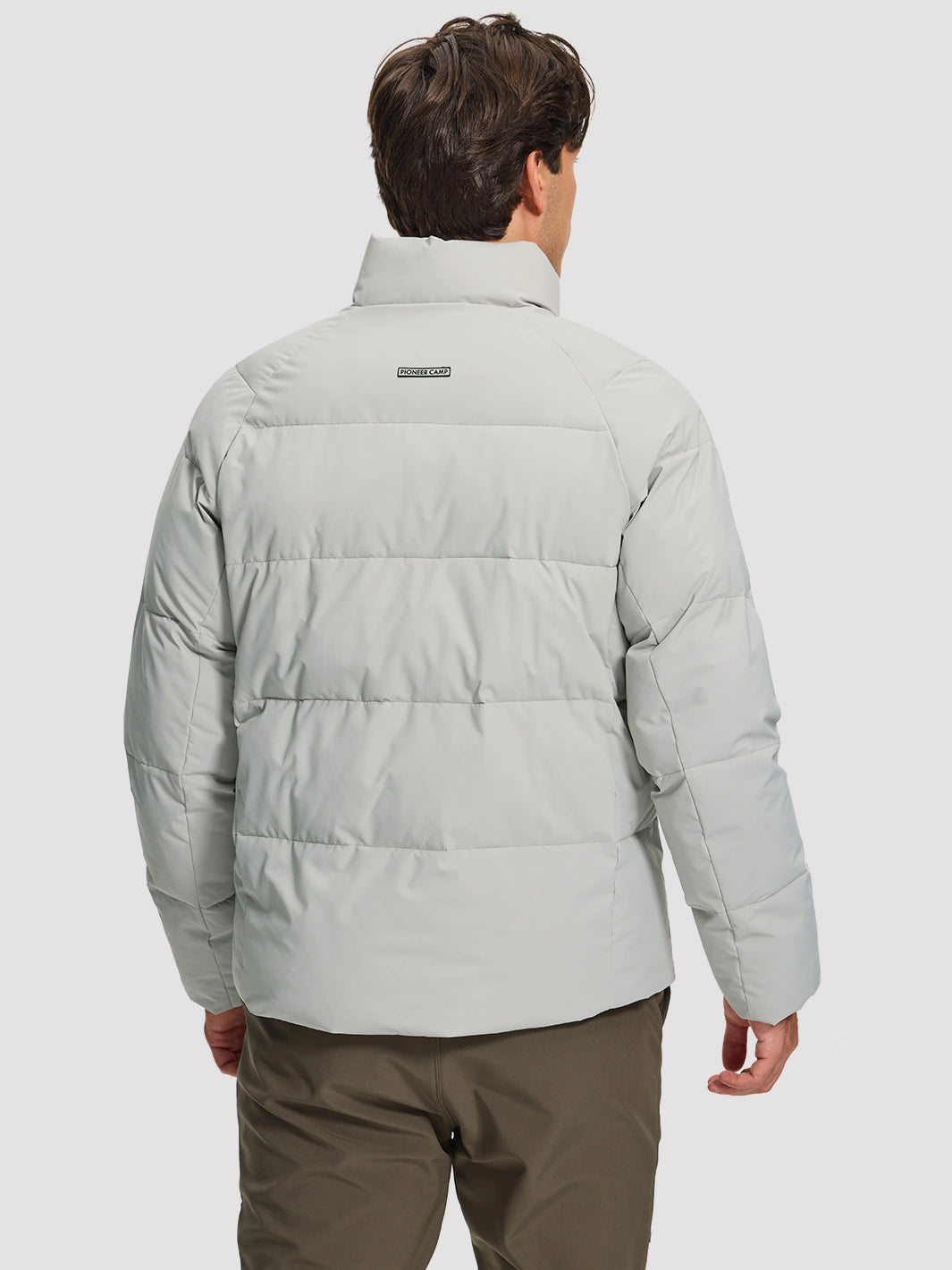 Men's Waterproof Cotton-Filled Stand-Collar Puffer Jacket PIONEER CAMP