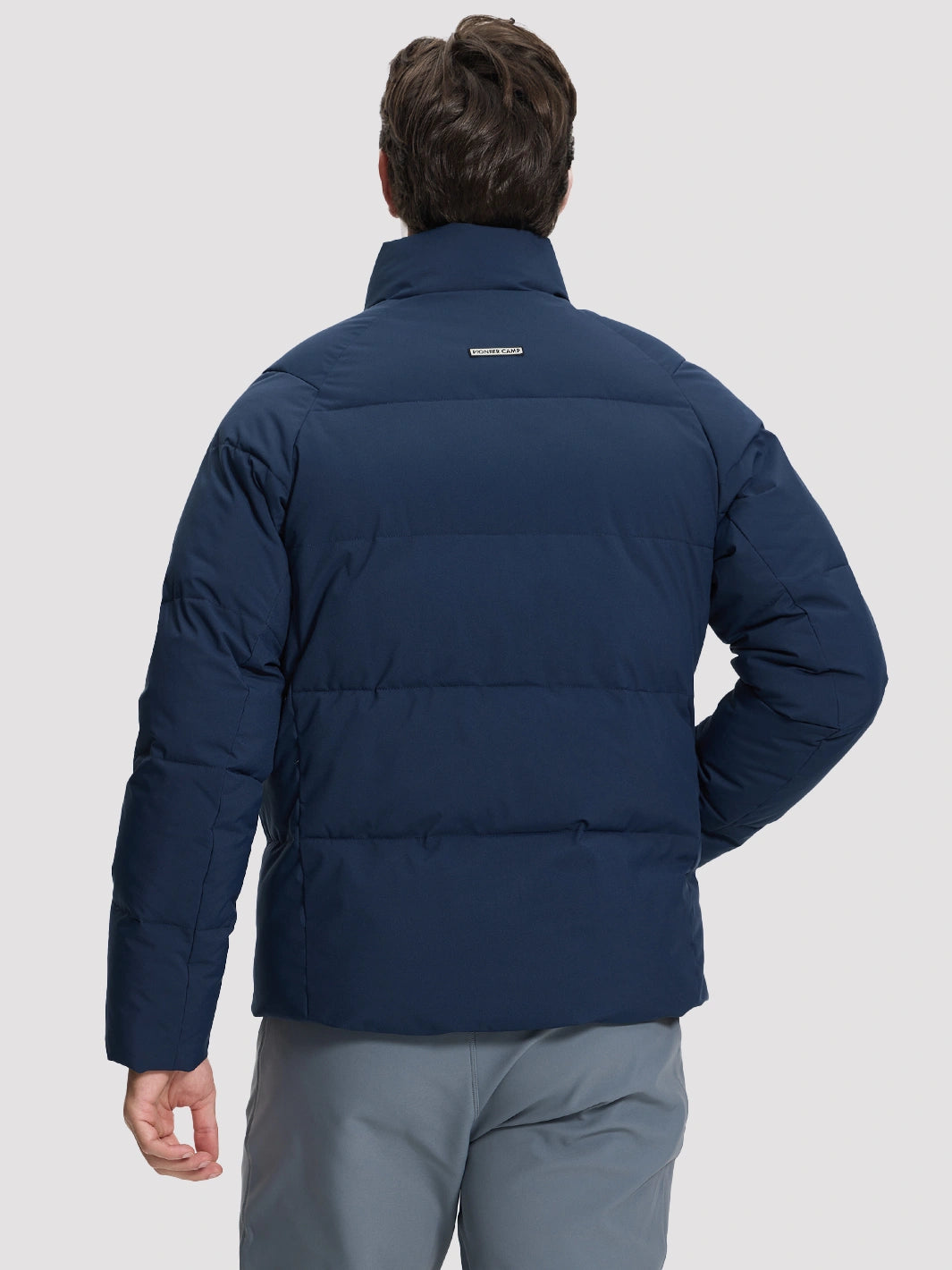 Men's Waterproof Cotton-Filled Stand-Collar Puffer Jacket PIONEER CAMP