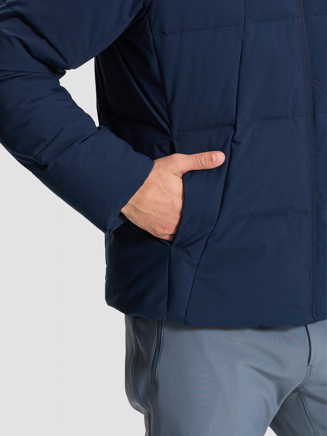 Men's Waterproof Cotton-Filled Stand-Collar Puffer Jacket PIONEER CAMP