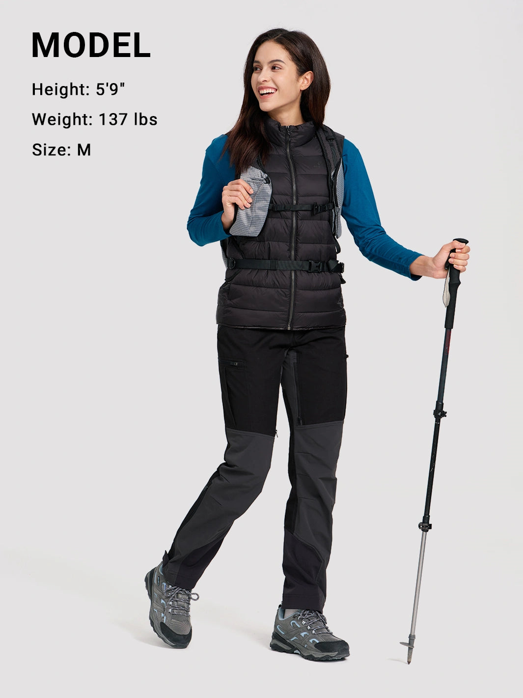 Women's Lightweight Packable Puffer Vest with Pouch