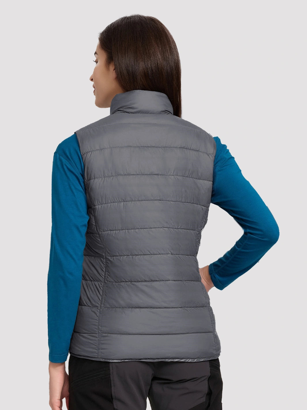Women's Lightweight Packable Puffer Vest with Pouch