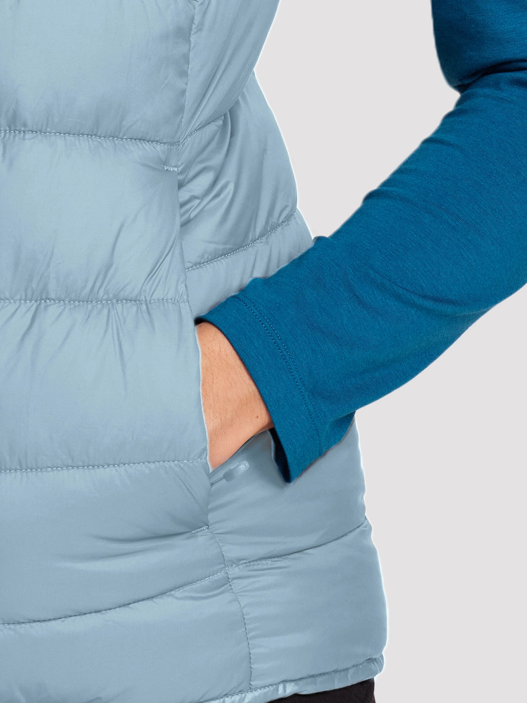 Women's Lightweight Packable Puffer Vest with Pouch