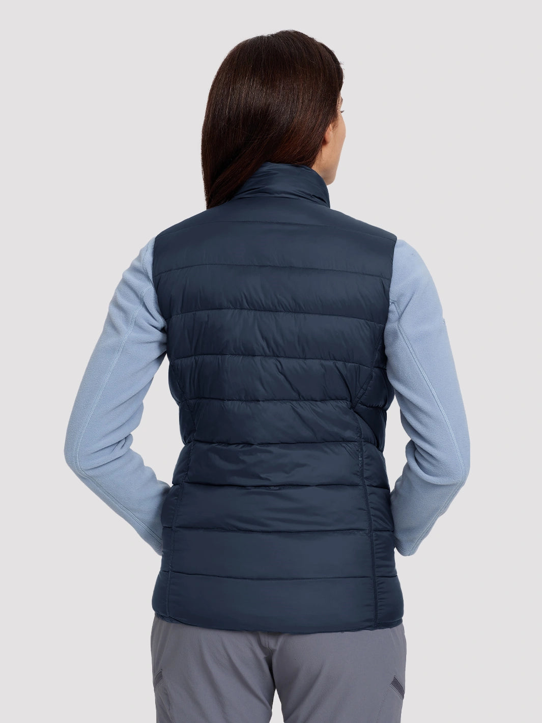 Women's Lightweight Packable Puffer Vest with Pouch