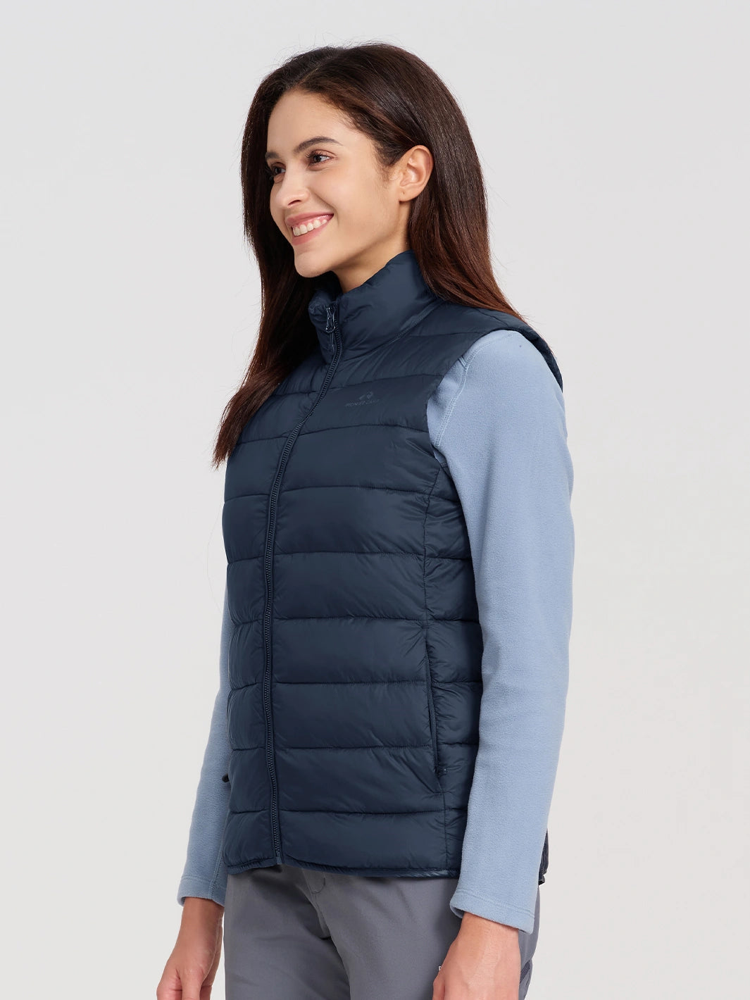 Women's Lightweight Packable Puffer Vest with Pouch
