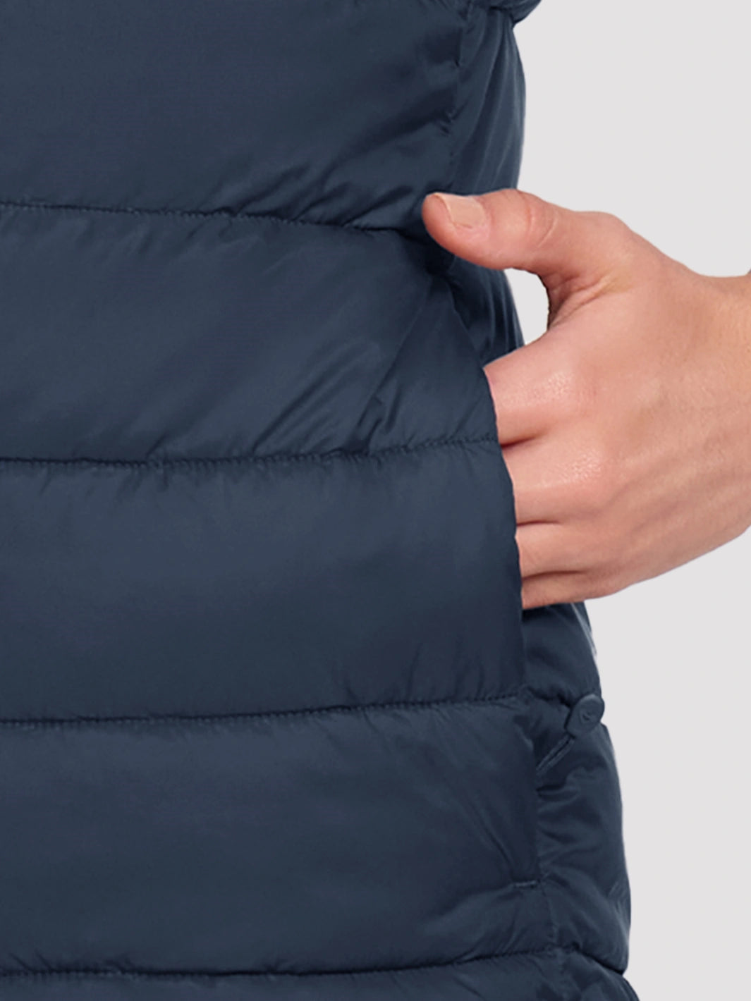 Women's Lightweight Packable Puffer Vest with Pouch