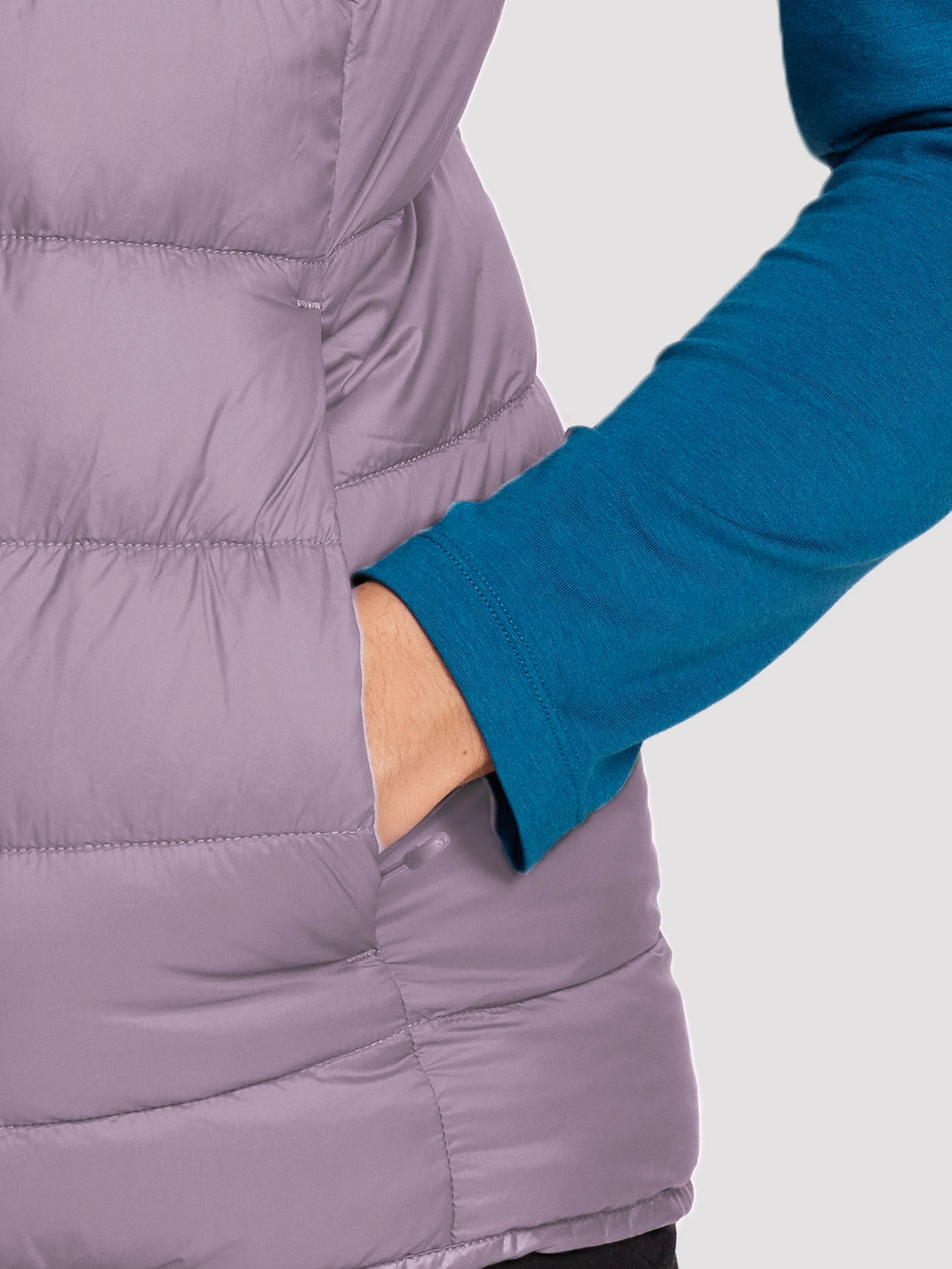 Women's Lightweight Packable Puffer Vest with Pouch