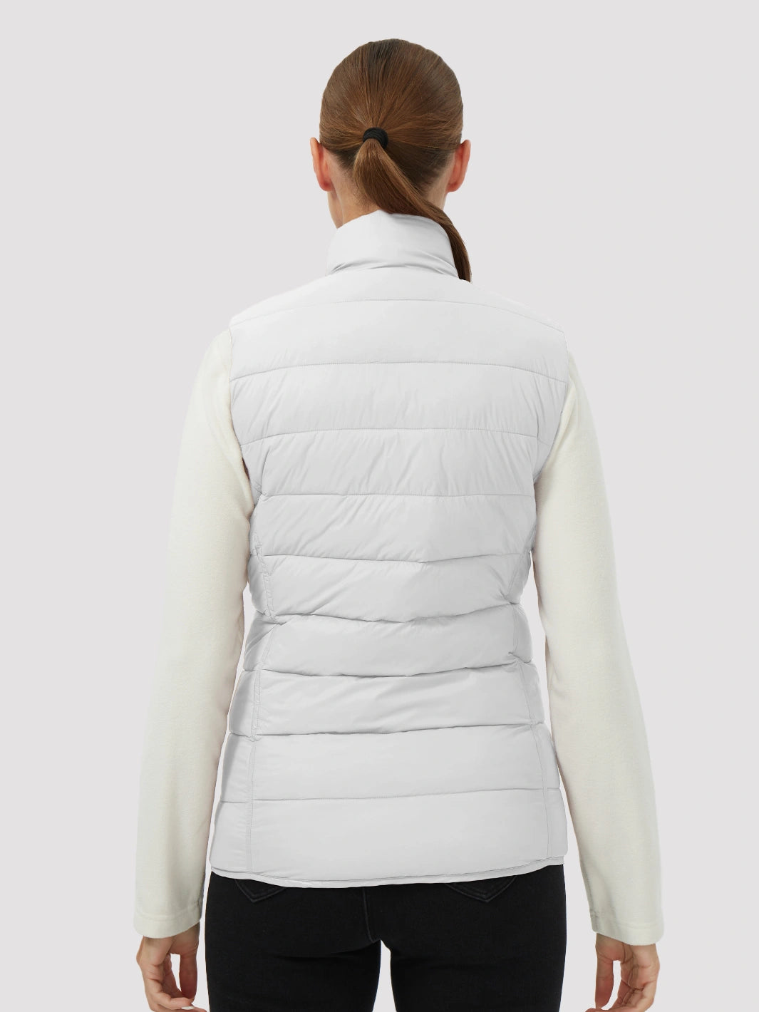 Women's Lightweight Packable Puffer Vest with Pouch