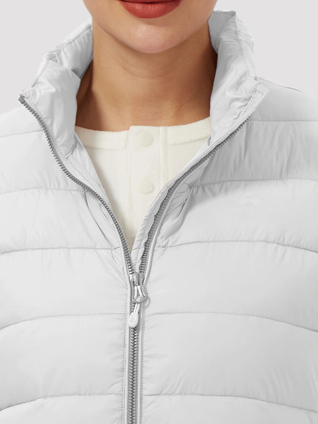 Women's Lightweight Packable Puffer Vest with Pouch