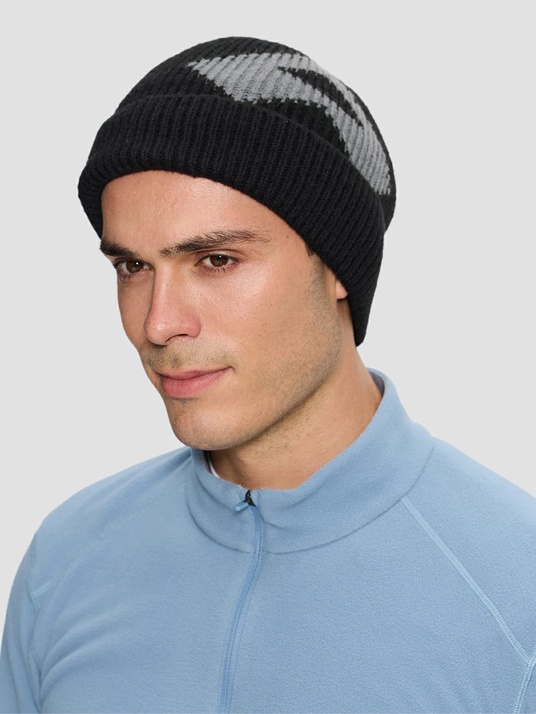 Men's Merino Wool Blend Thick Knit Beanie