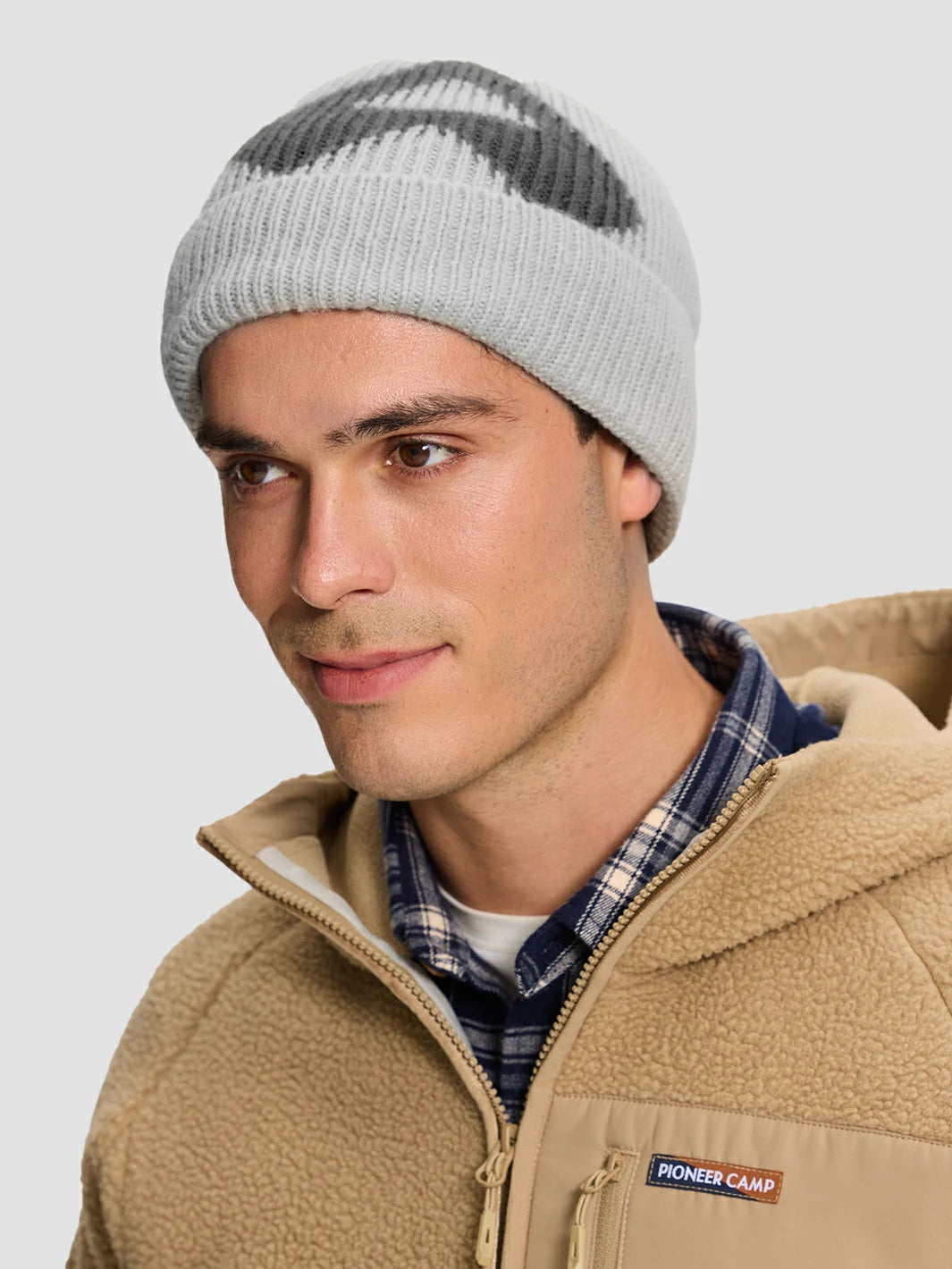 Men's Merino Wool Blend Thick Knit Beanie