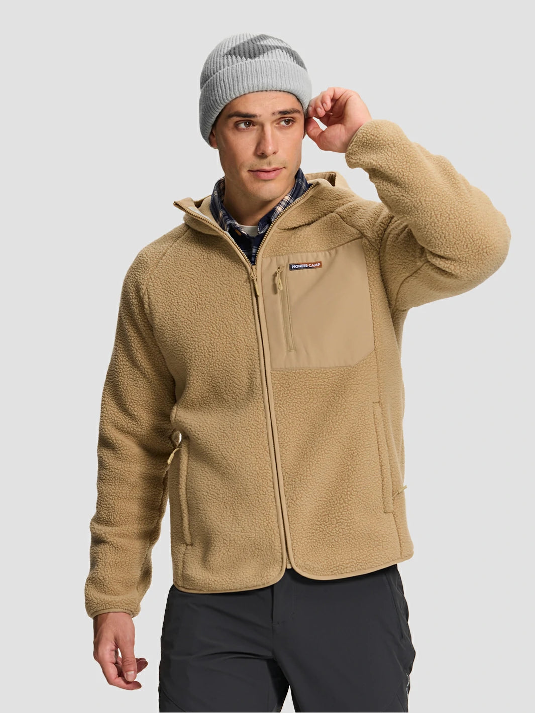 Men's Merino Wool Blend Thick Knit Beanie