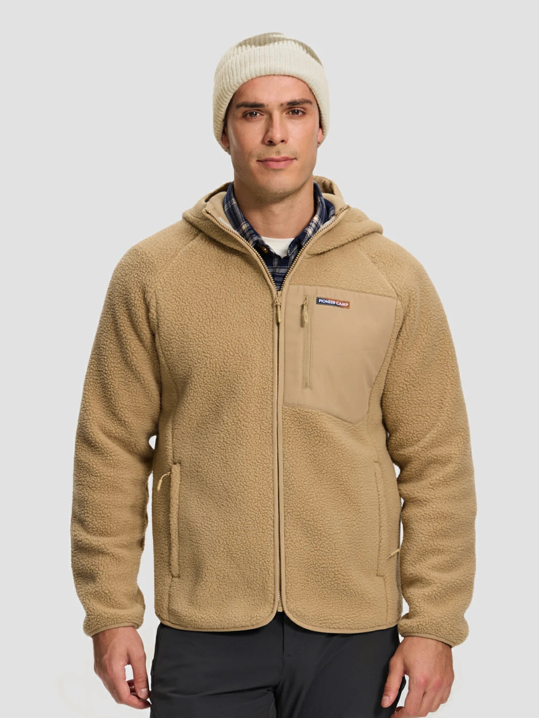 Men's Merino Wool Blend Thick Knit Beanie