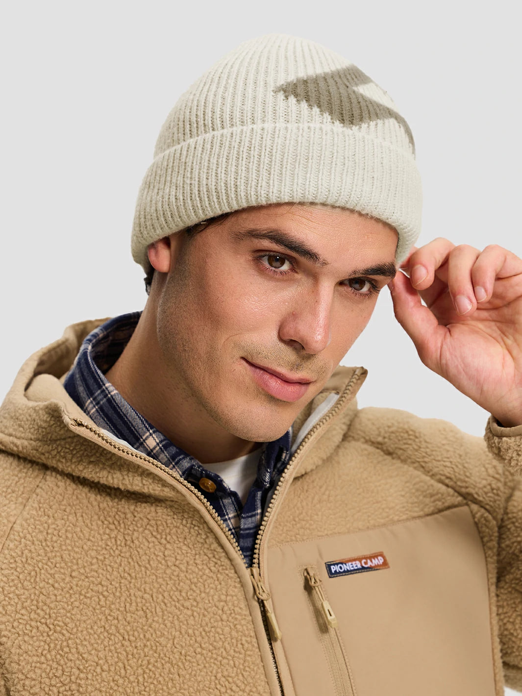 Men's Merino Wool Blend Thick Knit Beanie