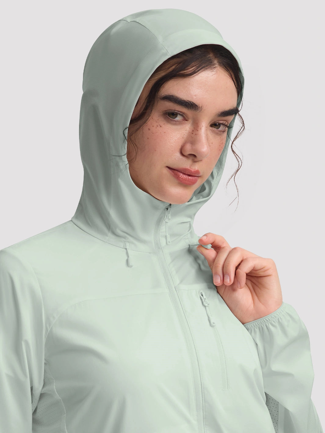 Wasserabweisender Damen-Sonnenhoodie mit UV-Schutz 100+