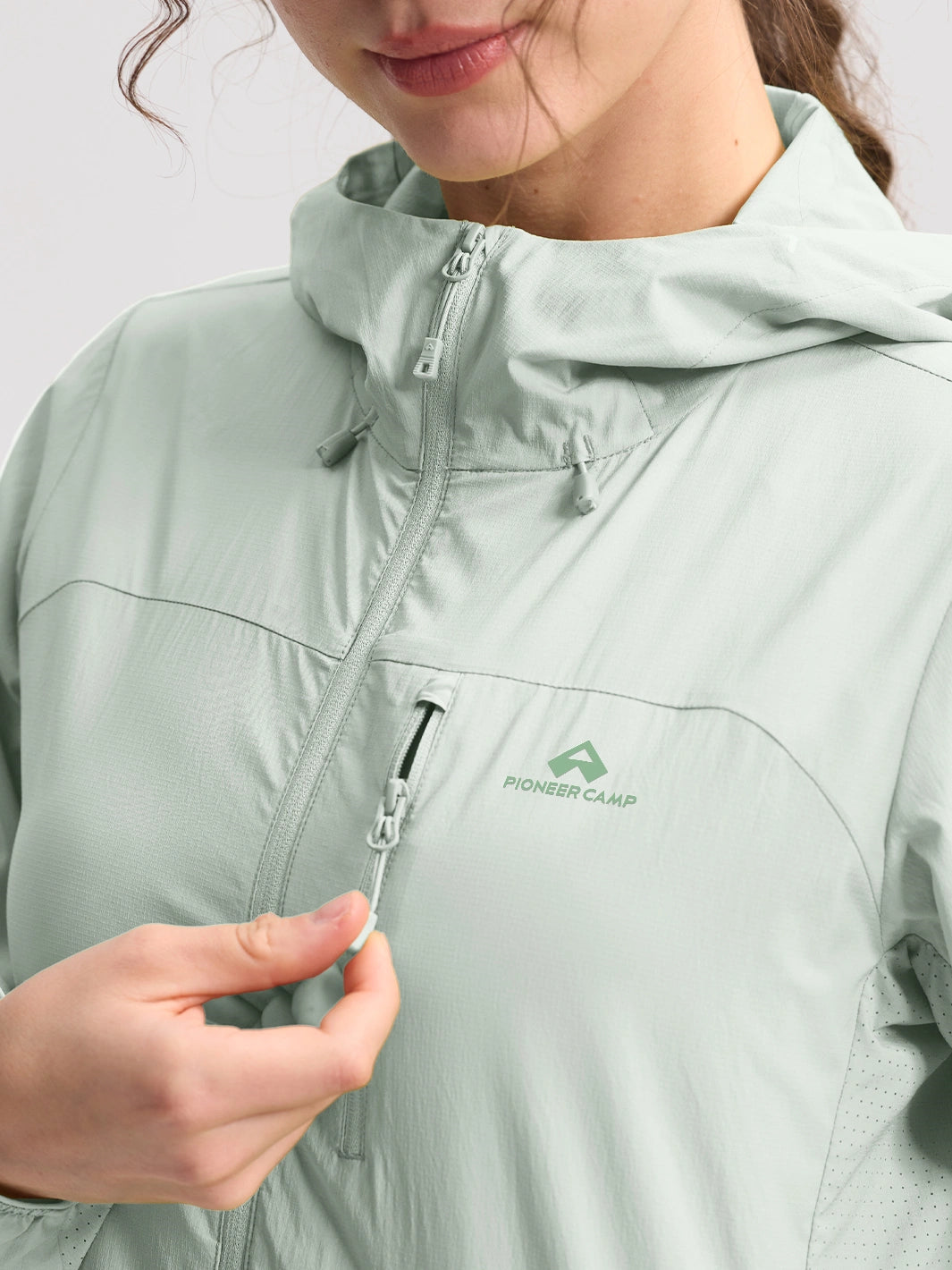 Wasserabweisender Damen-Sonnenhoodie mit UV-Schutz 100+