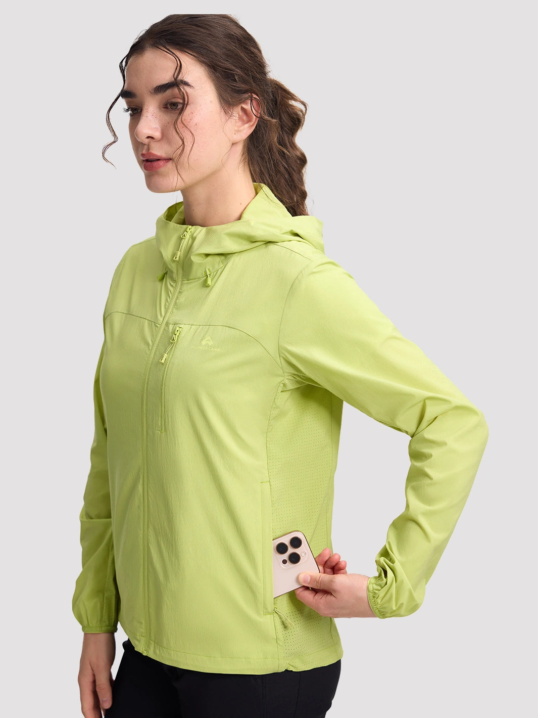 Wasserabweisender Damen-Sonnenhoodie mit UV-Schutz 100+