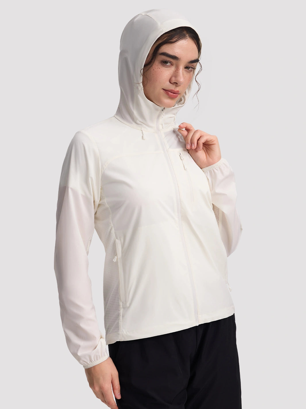 Wasserabweisender Damen-Sonnenhoodie mit UV-Schutz 100+