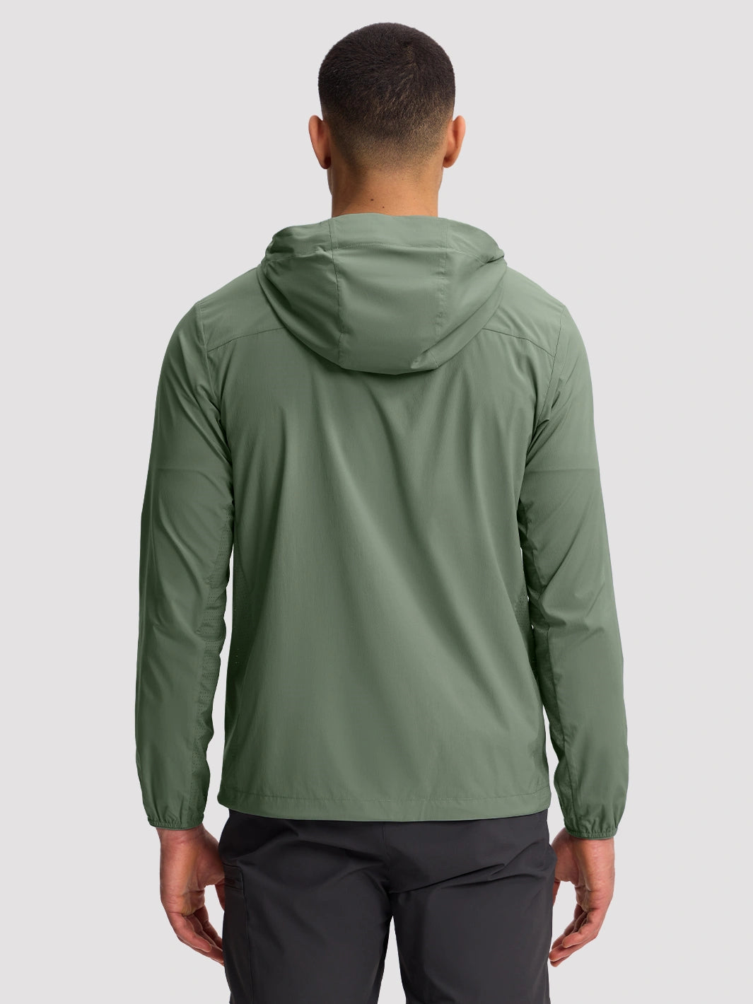 Sudadera con capucha para hombre, repelente al agua, UPF 100+, protección solar