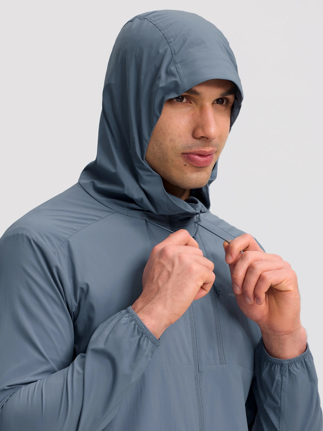 Sudadera con capucha para hombre, repelente al agua, UPF 100+, protección solar