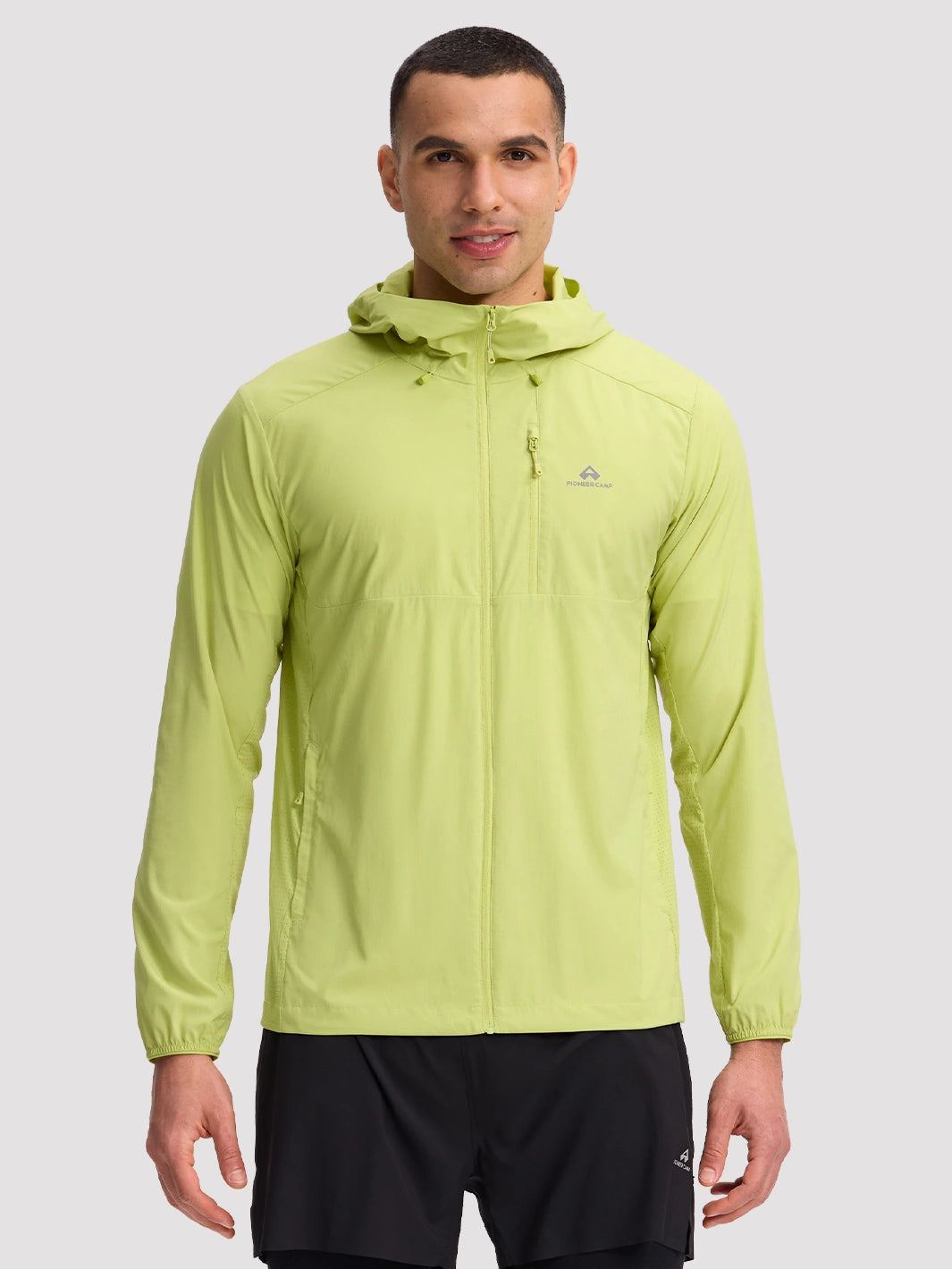 Sudadera con capucha para hombre, repelente al agua, UPF 100+, protección solar
