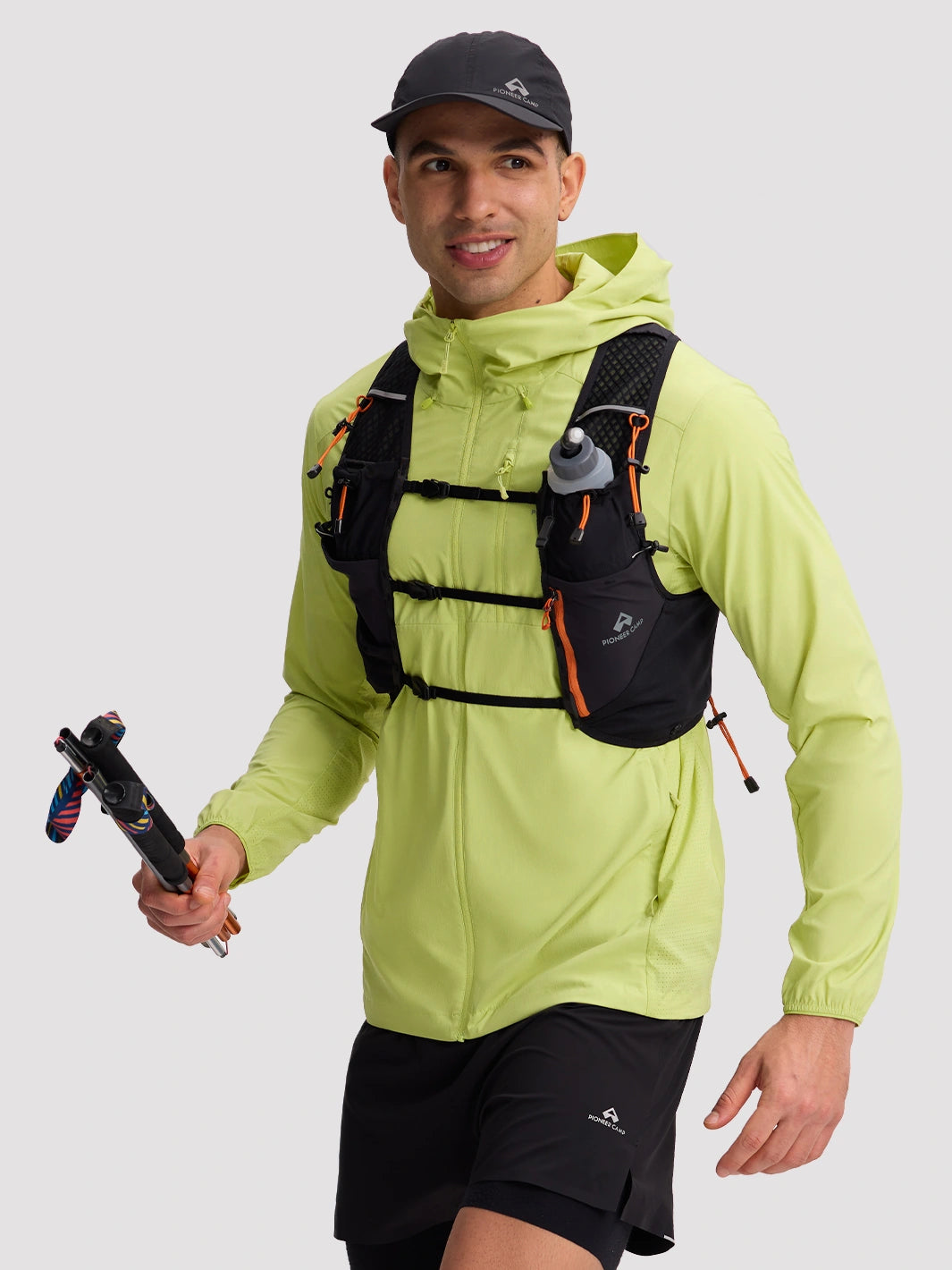 Sudadera con capucha para hombre, repelente al agua, UPF 100+, protección solar