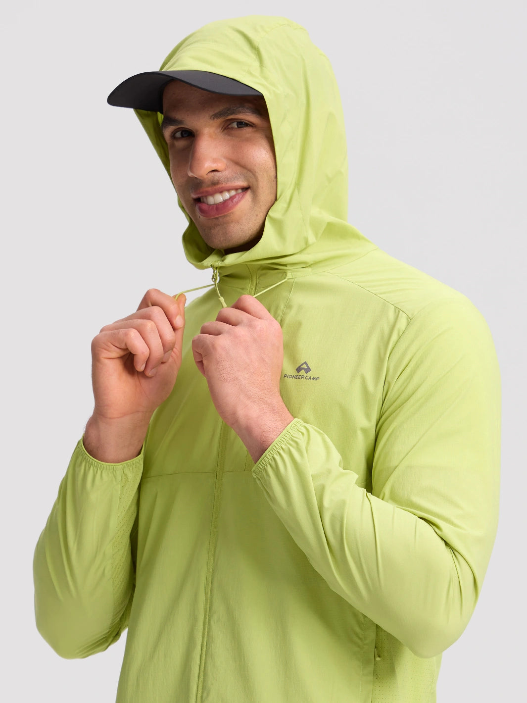 Sudadera con capucha para hombre, repelente al agua, UPF 100+, protección solar