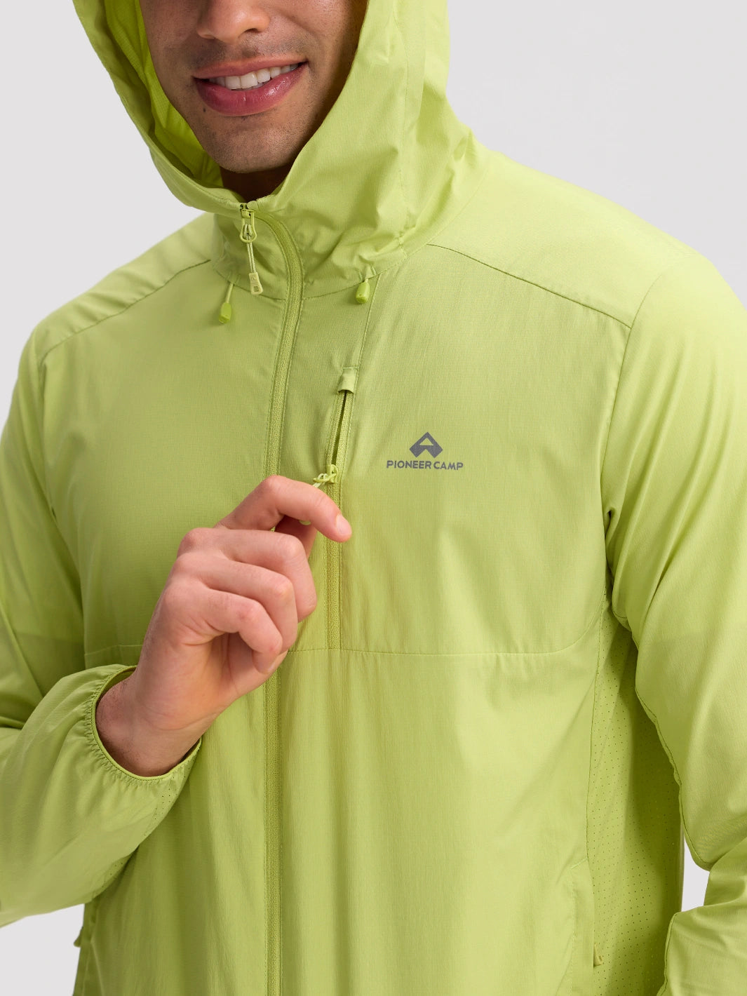 Sudadera con capucha para hombre, repelente al agua, UPF 100+, protección solar