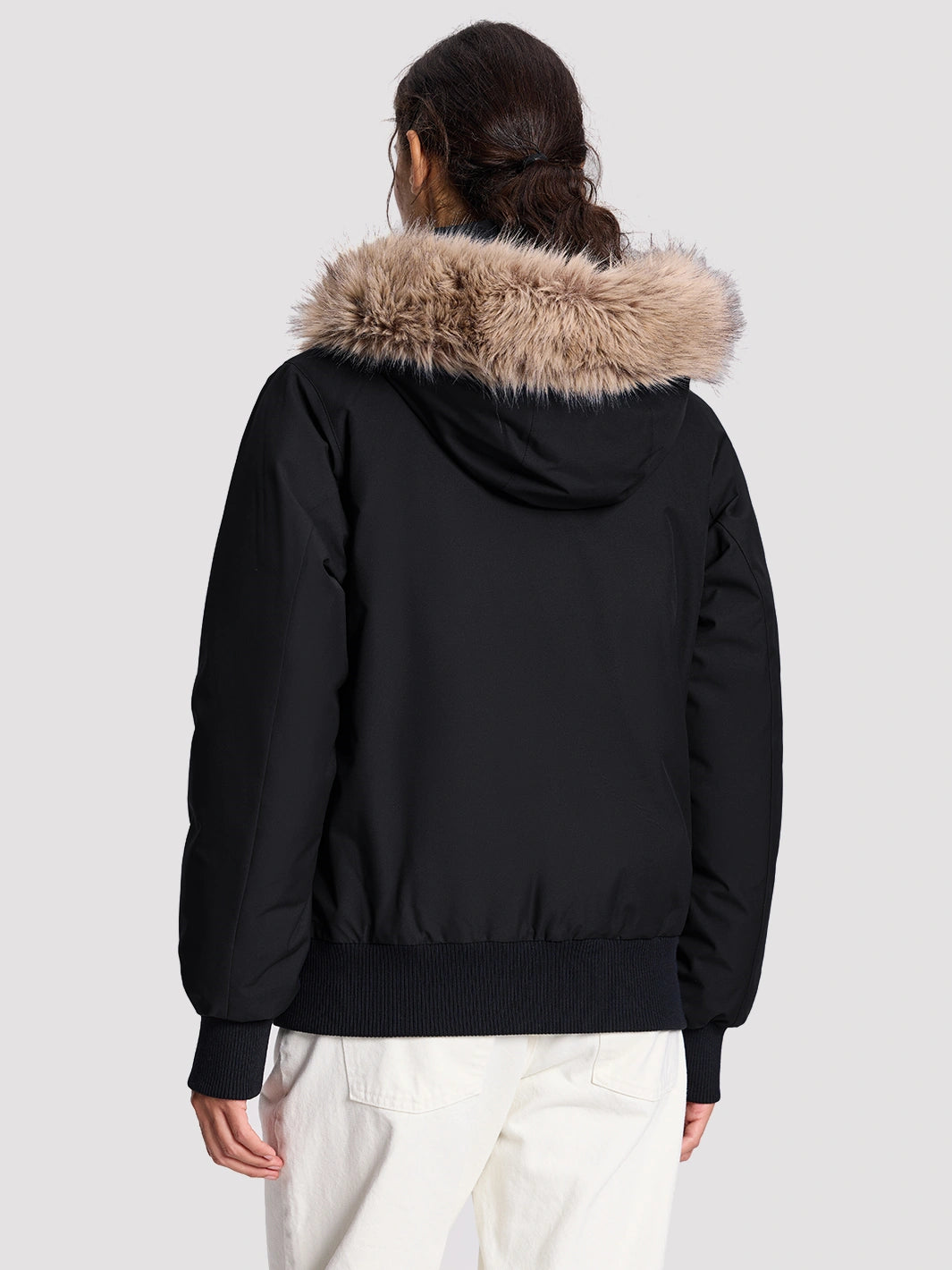 Women's Waterproof 700 Fill Power Down Parka with Removable Faux Fur Hood PIONEER CAMP