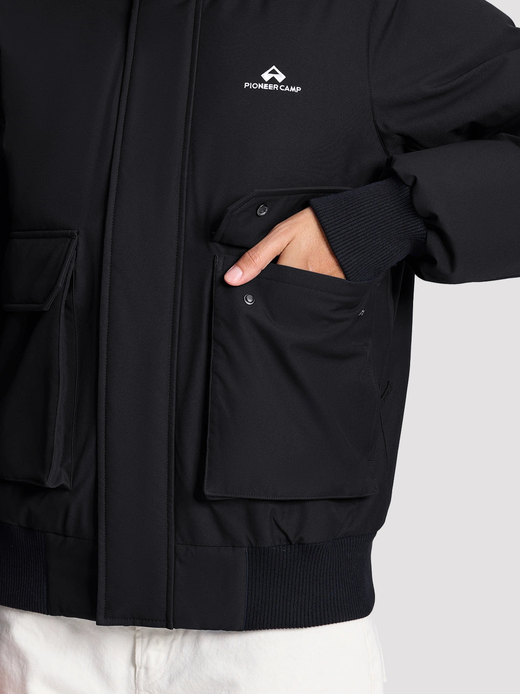 Women's Waterproof 700 Fill Power Down Parka with Removable Faux Fur Hood PIONEER CAMP