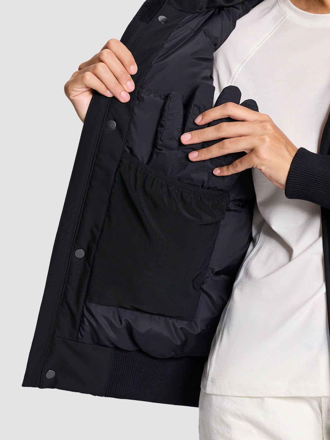 Women's Waterproof 700 Fill Power Down Parka with Removable Faux Fur Hood PIONEER CAMP