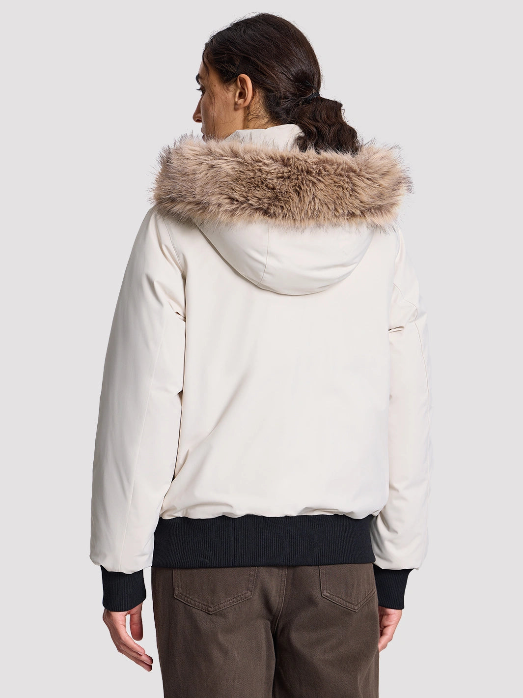 Women's Waterproof 700 Fill Power Down Parka with Removable Faux Fur Hood PIONEER CAMP