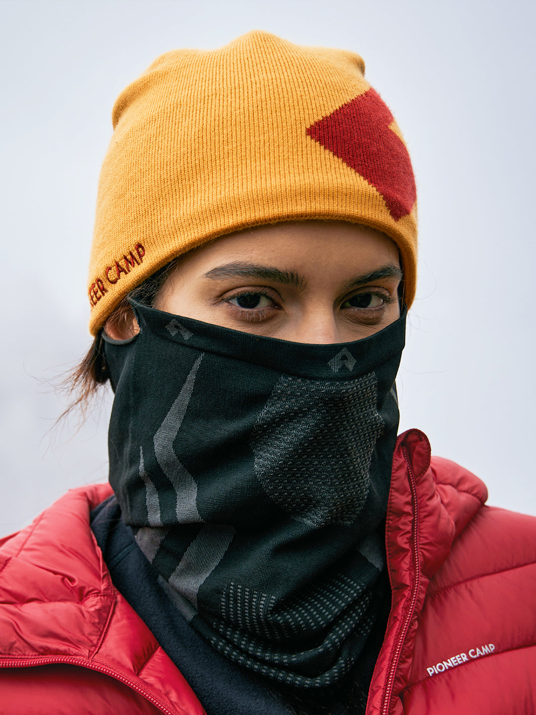 Seamless Breathable Neck Gaiter with Ear Loops