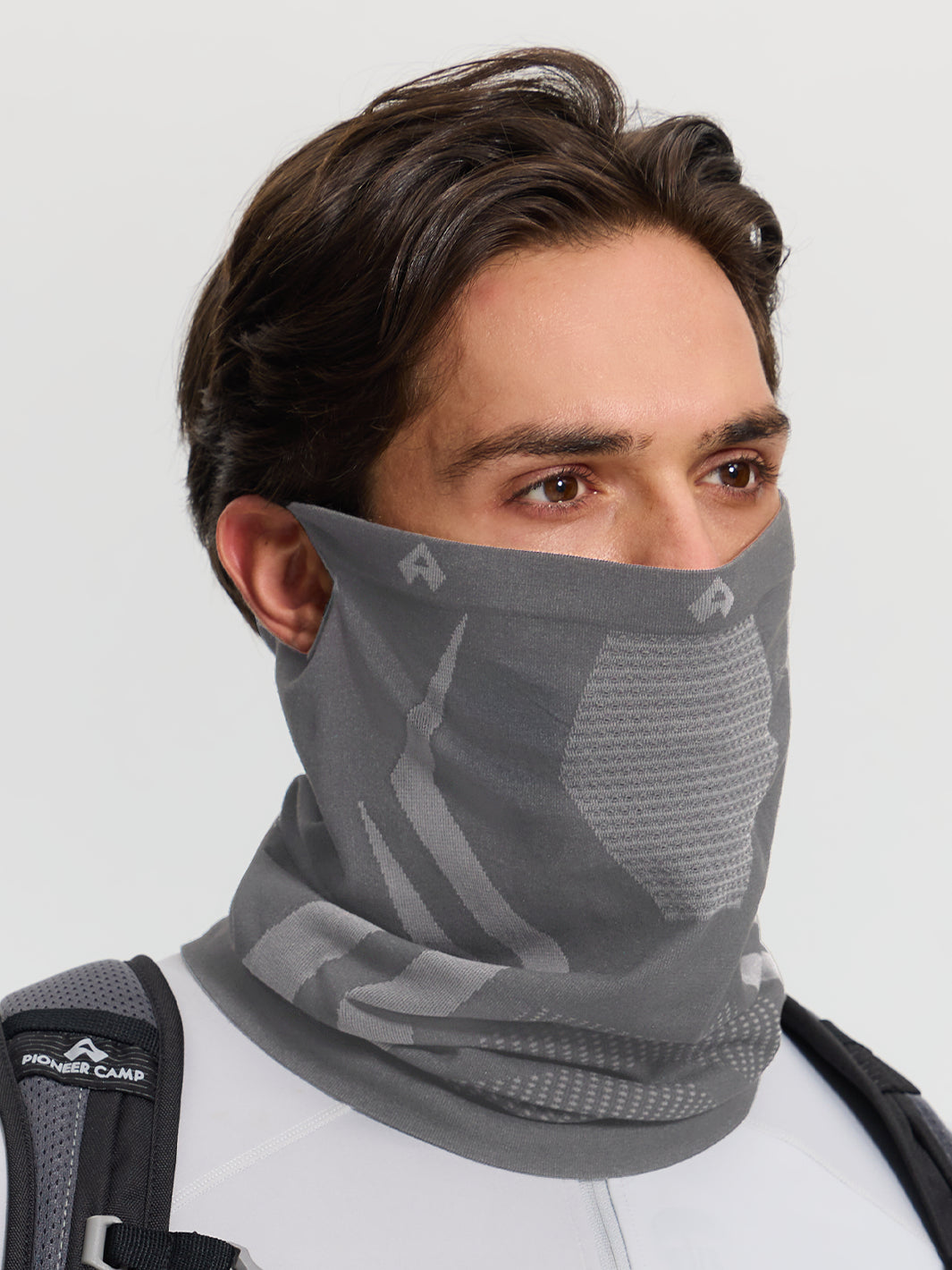Seamless Breathable Neck Gaiter with Ear Loops