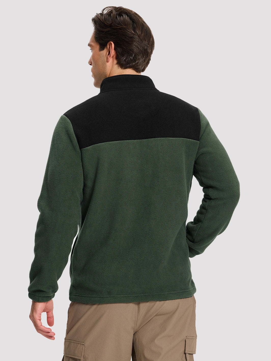 Men's Double-Layer Polar Fleece Full-Zip Jacket