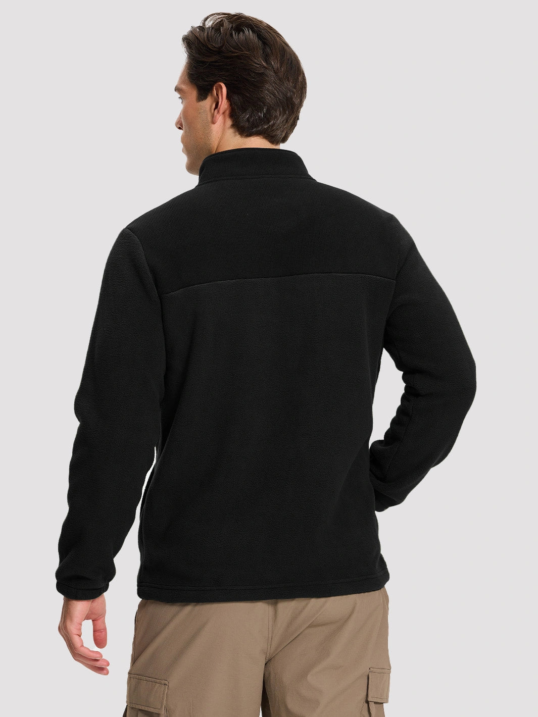 Men's Double-Layer Polar Fleece Full-Zip Jacket