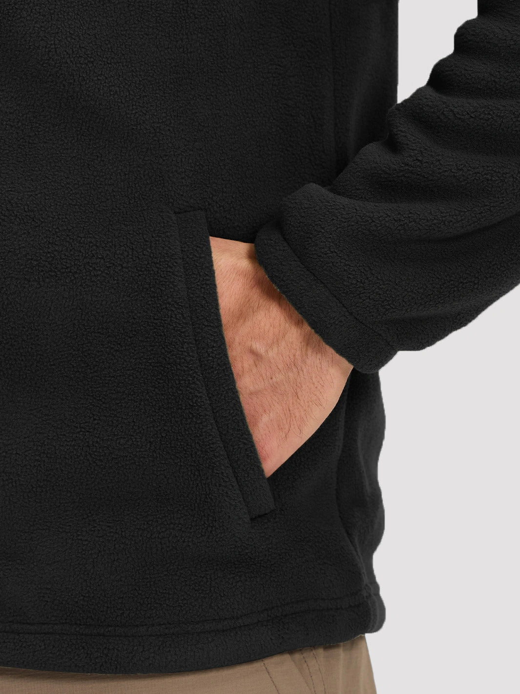 Men's Double-Layer Polar Fleece Full-Zip Jacket