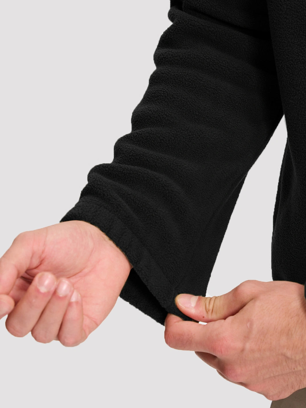 Men's Double-Layer Polar Fleece Full-Zip Jacket
