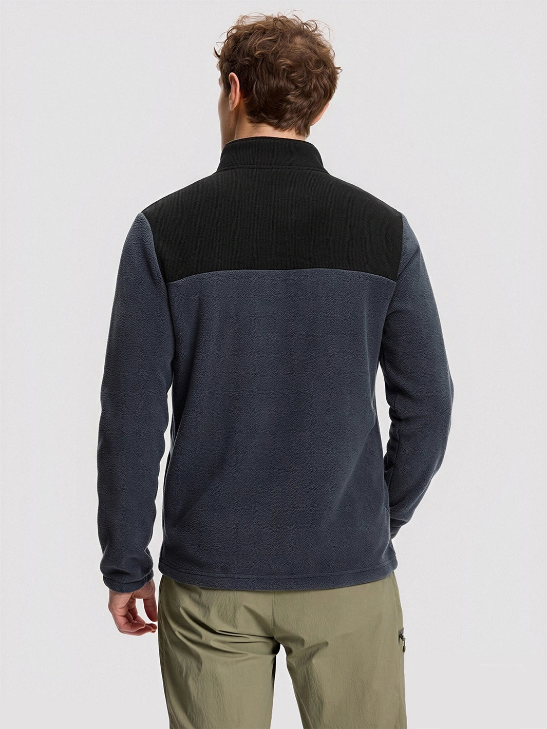 Men's Double-Layer Full-Zip Fleece Jacket PIONEER CAMP