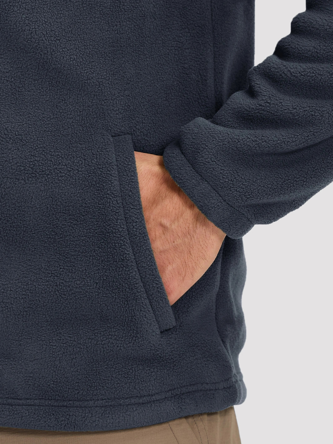 Men's Double-Layer Polar Fleece Full-Zip Jacket