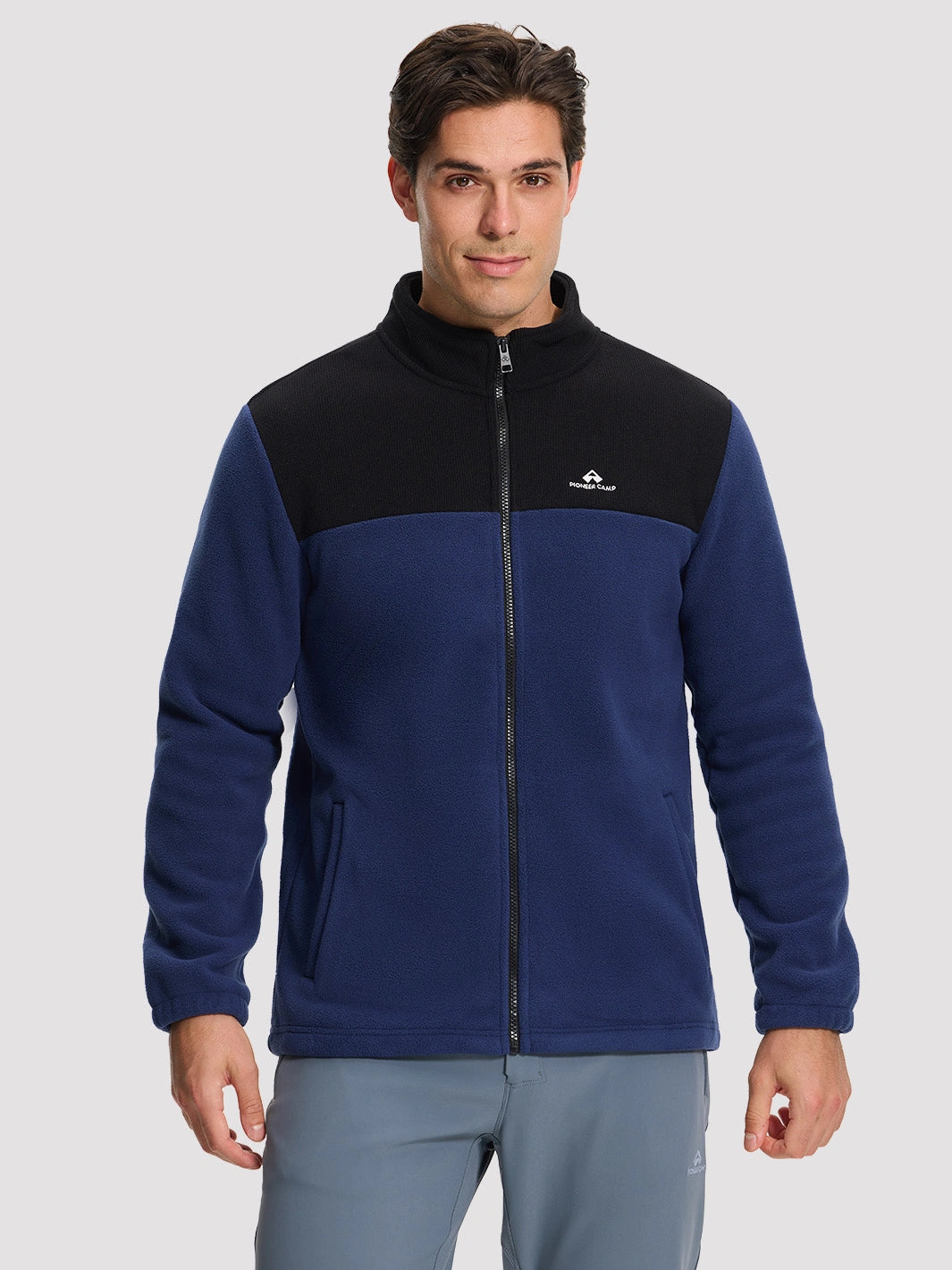 Men's Double-Layer Polar Fleece Full-Zip Jacket