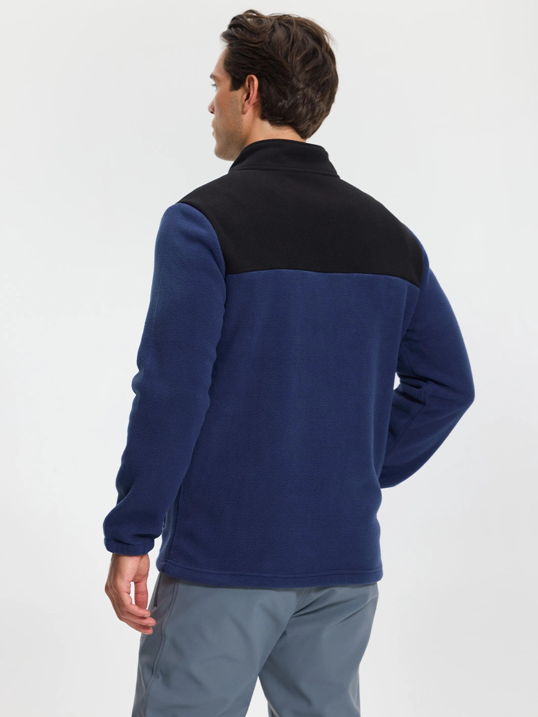 Men's Double-Layer Polar Fleece Full-Zip Jacket